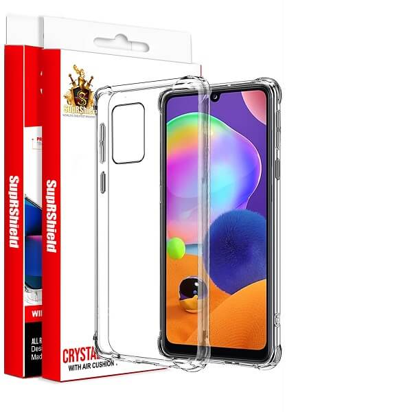 For Samsung Galaxy A31 SupRShield Clear Case Shockproof Tough Transparent Anti knock Cover For Samsung Galaxy A31 SupRShield Clear Case Shockproof Tough Transparent Anti knock Cover